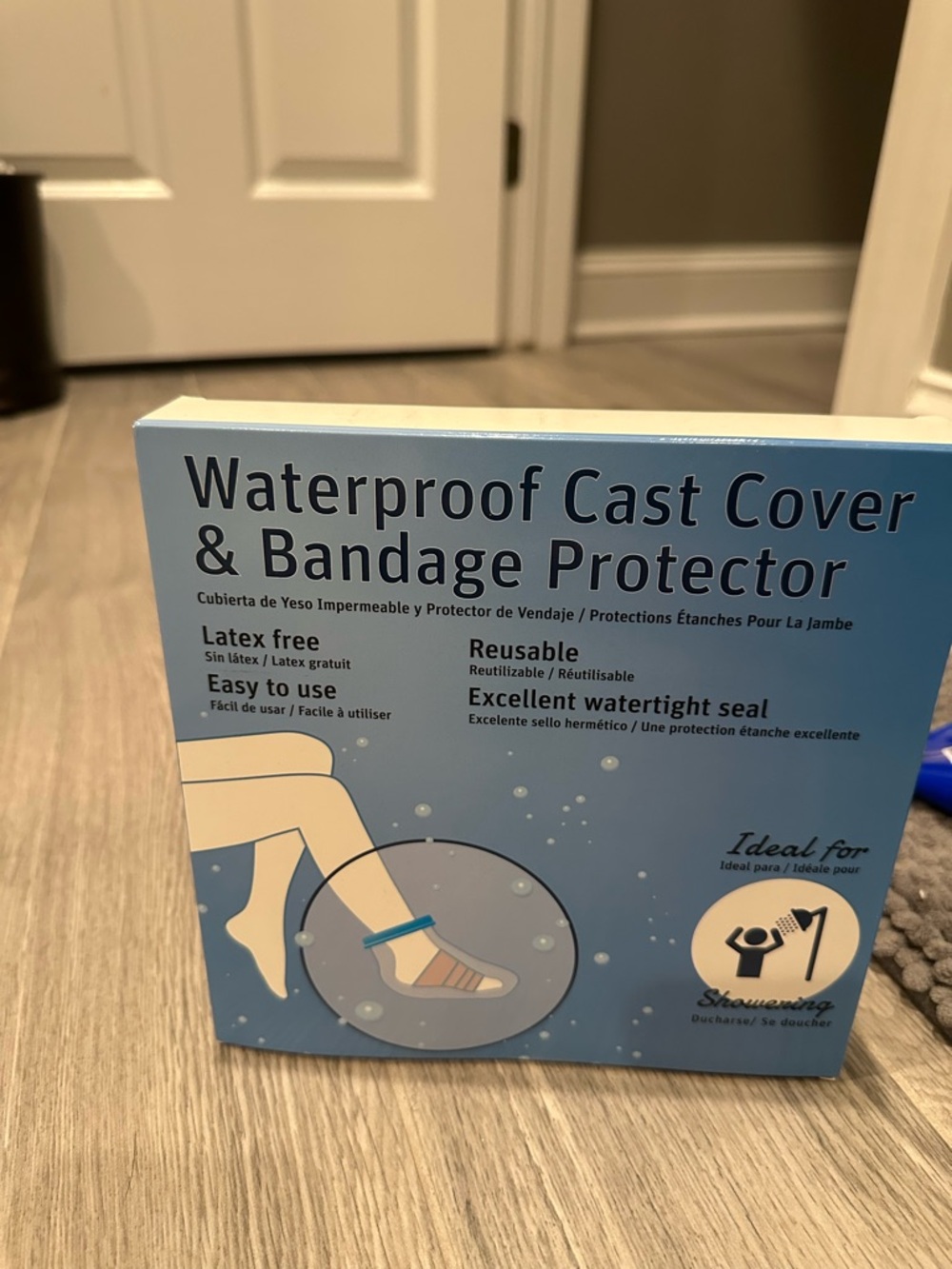 New in Box Waterproof Cast Cover & Bandage Protector. Ideal for showering.